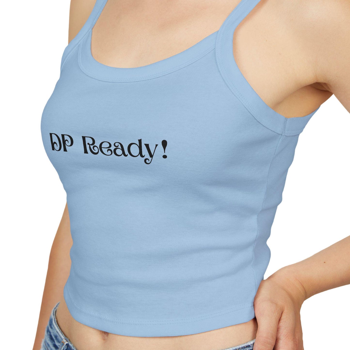 DP Ready! Spaghetti strap crop top, Hotwife lifestyle, QOS, Gift idea for her, wife, Queen of Spades, Swinger, Cuck, Bull