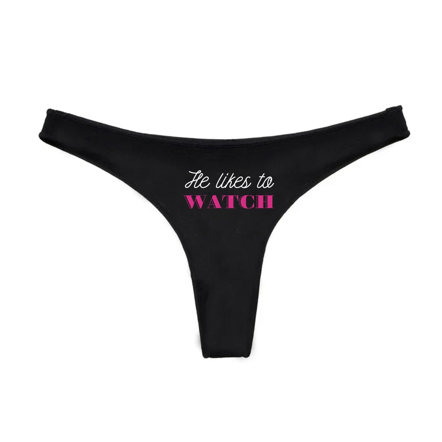He likes to watch Thong | Hotwife lifestyle QoS Panties, Sexy Gift Idea for Wife, Queen of Spades, cuck husband Underwear