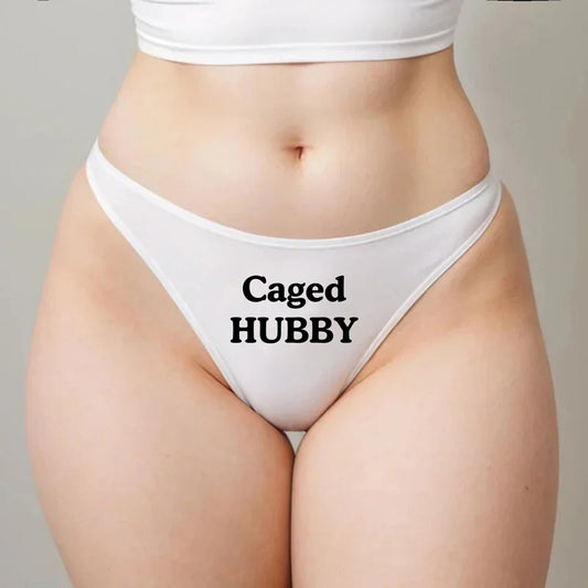 Cuck Sissy Thong  Caged Hubby | Hotwife lifestyle QoS Panties, Sexy Gift Idea for Wife, Queen of Spades, cuck husband Underwear