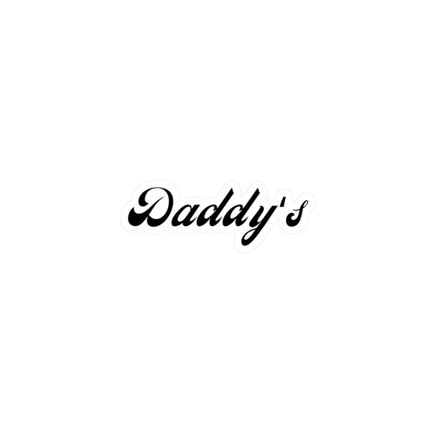 Daddy's Sticker, DDLG, daddy's girl Kinky BDSM decal Gift for Brats Kink Sticker Lifestyle Art Kiss-Cut Vinyl adult NSFW Gift