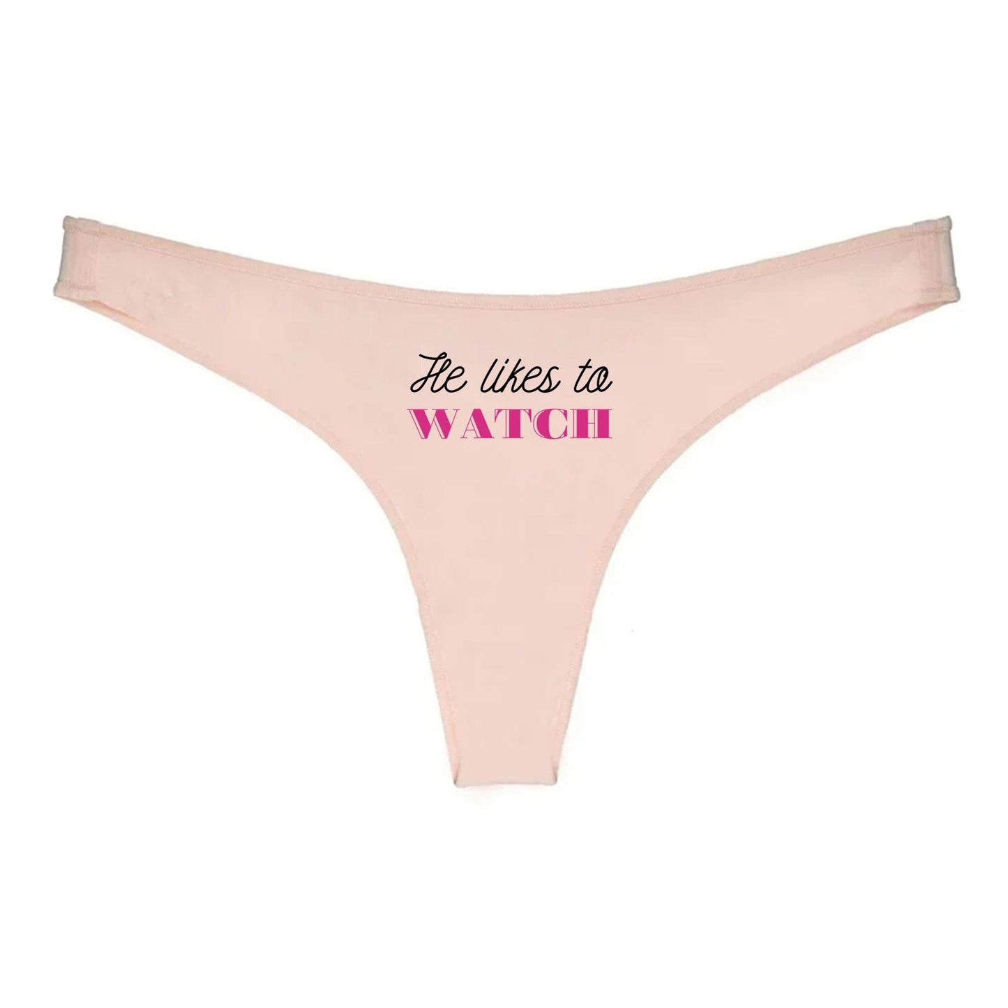 He likes to watch Thong | Hotwife lifestyle QoS Panties, Sexy Gift Idea for Wife, Queen of Spades, cuck husband Underwear