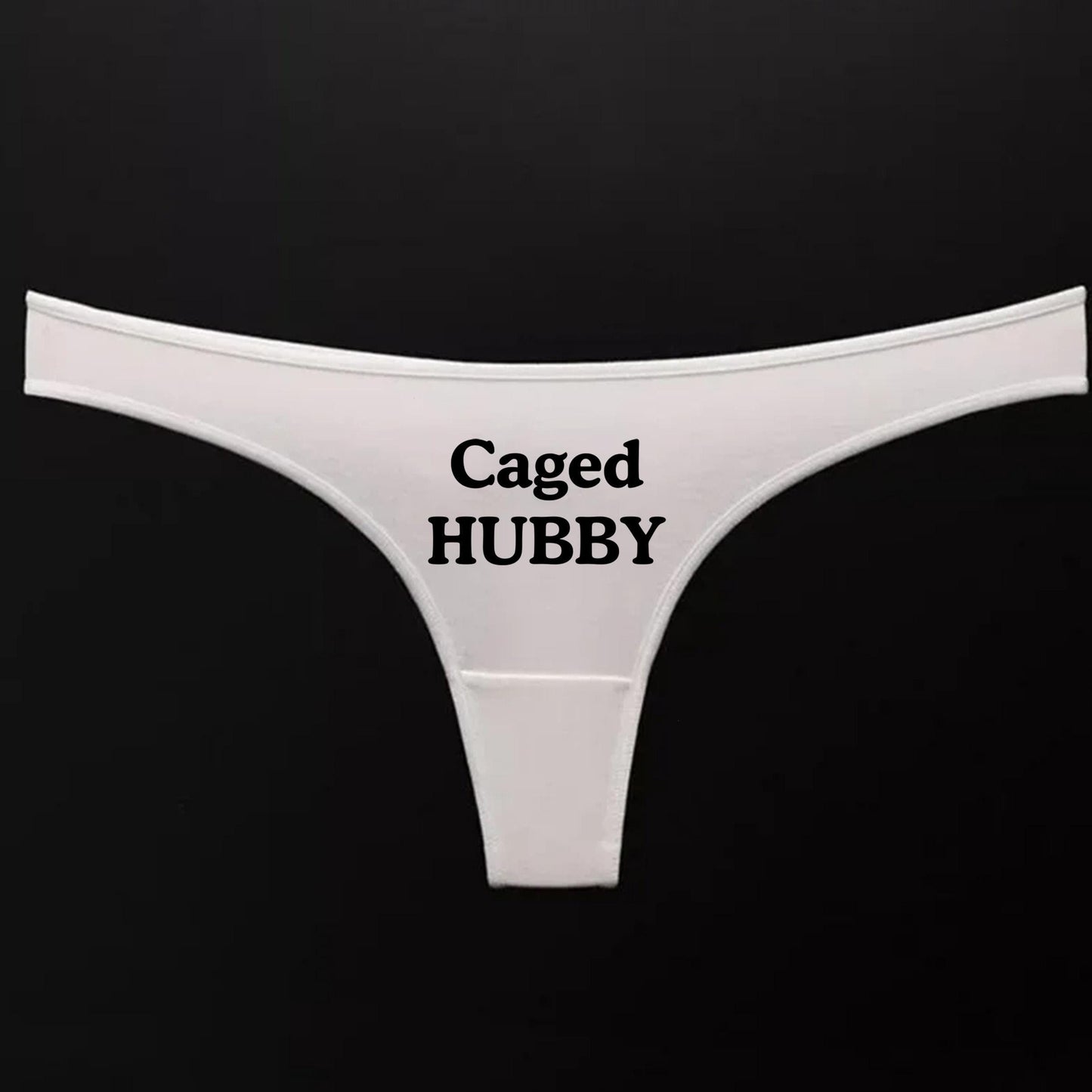 Cuck Sissy Thong  Caged Hubby | Hotwife lifestyle QoS Panties, Sexy Gift Idea for Wife, Queen of Spades, cuck husband Underwear