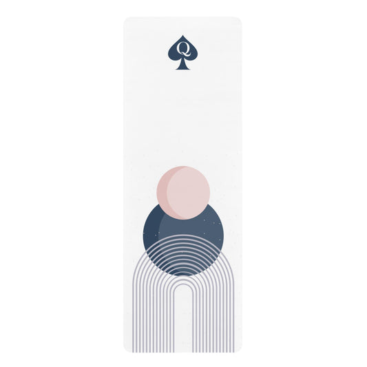 Hotwife Yoga Mat 24x72, QoS Lifestyle Queen of Spades Workout Mat, Swinger BDSM Gift, Non-Slip Fitness Mat for Gym Home Exercise, gift idea