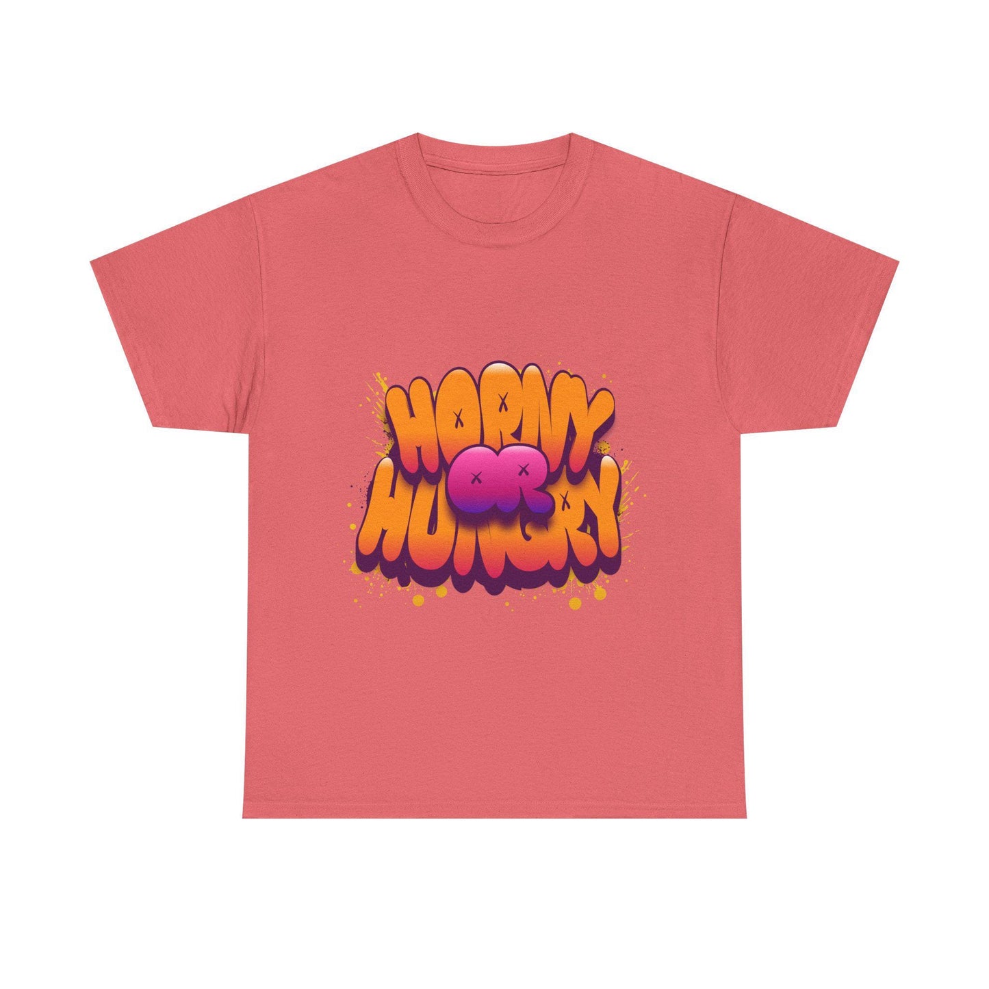 Horny or hungry Sexy T shirt, gag gift for girlfriend, Wife, hotwife, Bold & Playful Graphic, gag gift for her, couple intimate gift