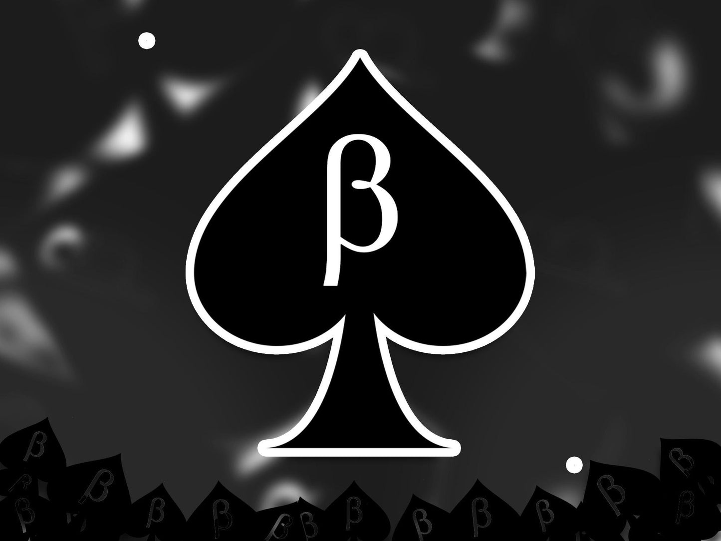 Beta sticker cuckold hubby Kiss-Cut Vinyl Sticker, Queen of Spades Lifestyle Art Submissive cuck, QOS Kinky Hotwife BDSM