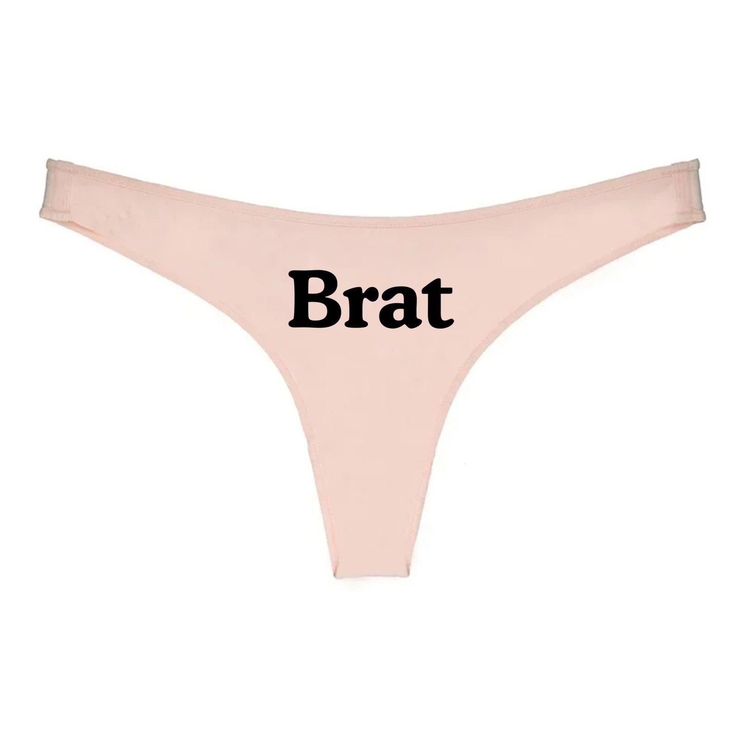 Brat Thong | Submissive Bratty Panties, Roleplaying Hotwife lifestyle QoS , Sexy Gift Idea for Wife, Queen of Spades, cuck husband Underwear