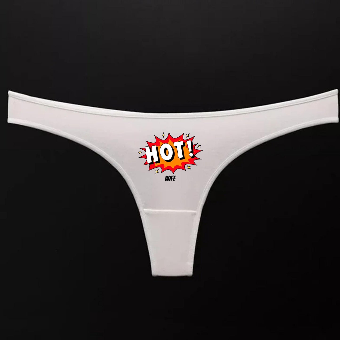 Hotwife Comic Thong |Swinger Hotwife lifestyle QoS Panties, Sexy Gift Idea for Wife, Queen of Spades, cuck husband Underwear