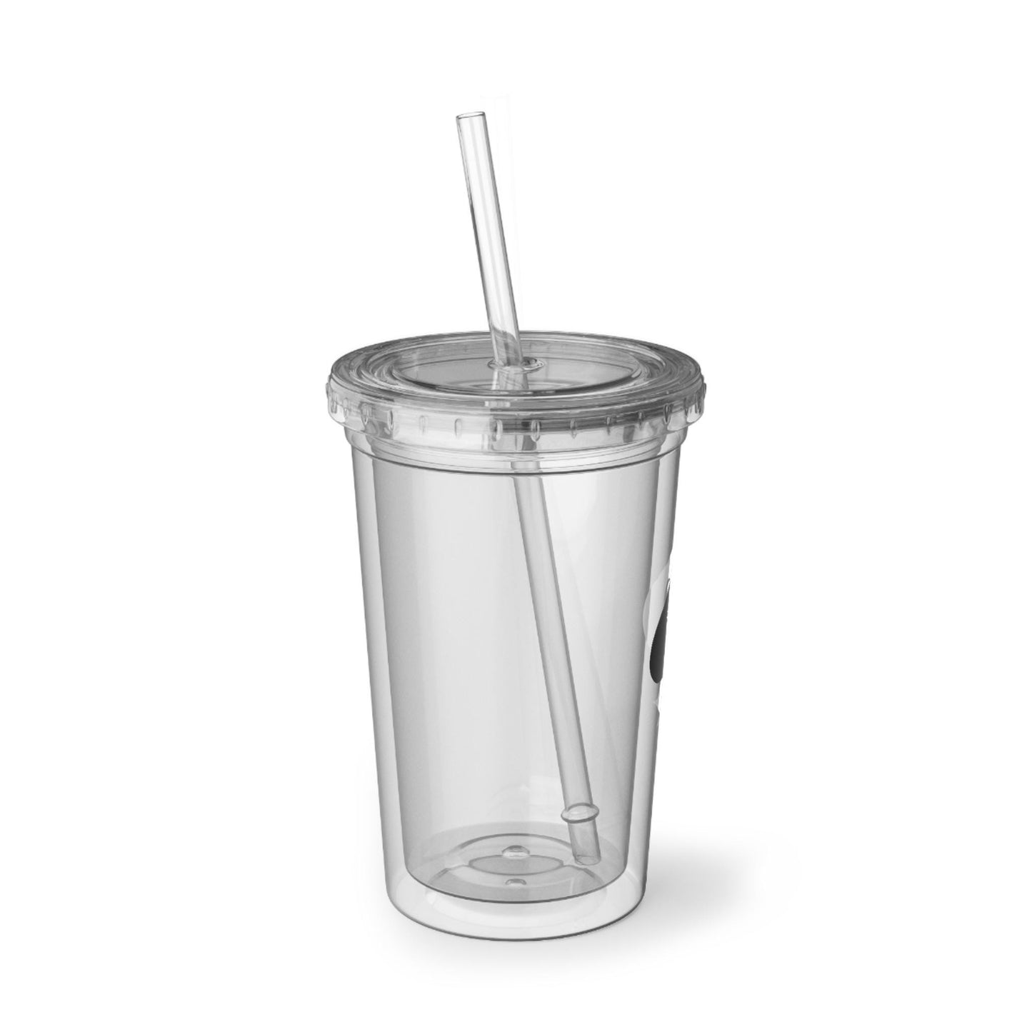 Queen of Spades Acrylic Cup 16oz QOS Hotwife Lifestyle Cold Drink Tumbler with Straw Cuck Bull BPA Free Double Wall Swinger Travel Mug