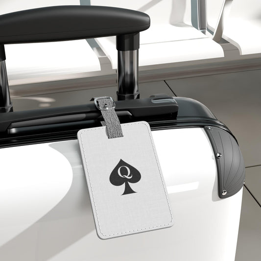 Queen of Spades Luggage Tag | QOS Travel ID Tag for Hotwife Lifestyle, Kinky Swinger cruise Accessory, BBC Pineapple Passport Suitcase Label