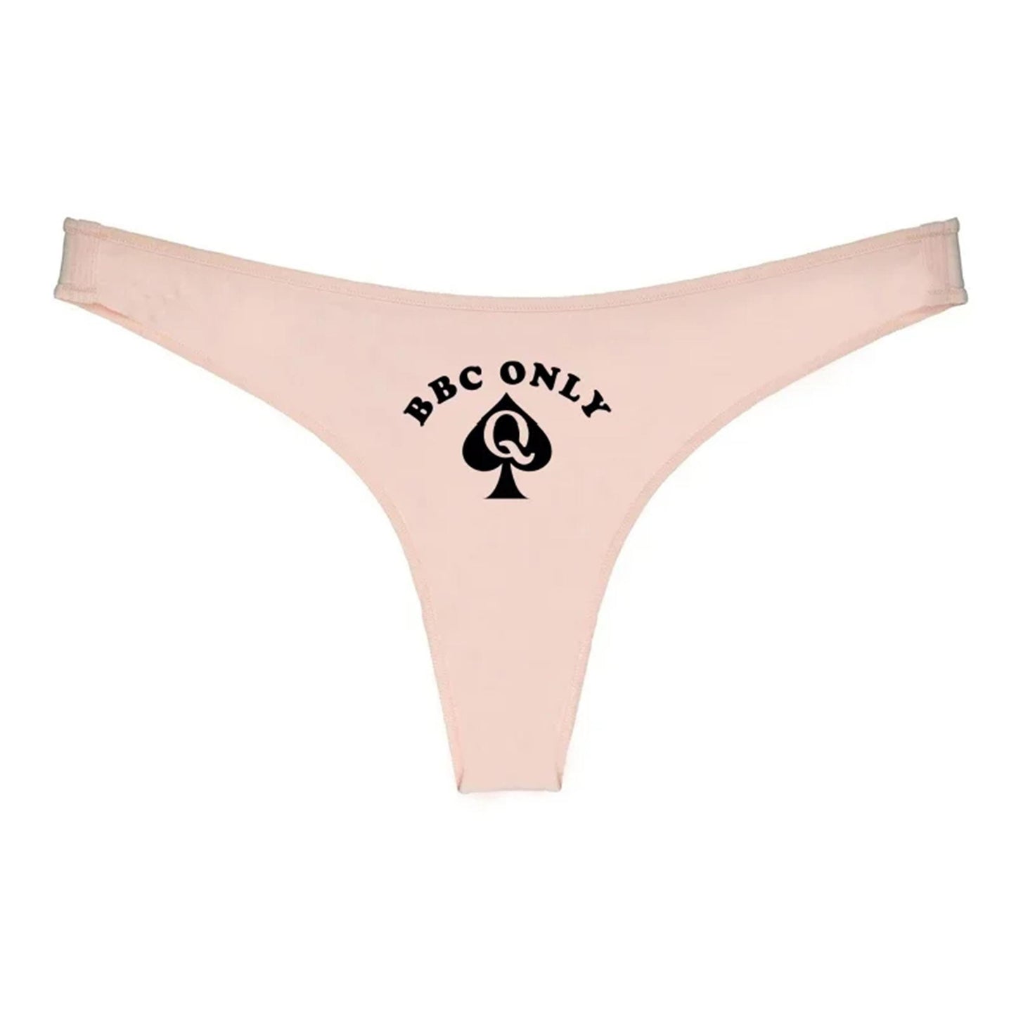 Queen of Spade Thong| QoS Hotwife sexy panty G String| BBC only underwear for sex| Roleplay and Interracial Swinger Lifestyle pineapple