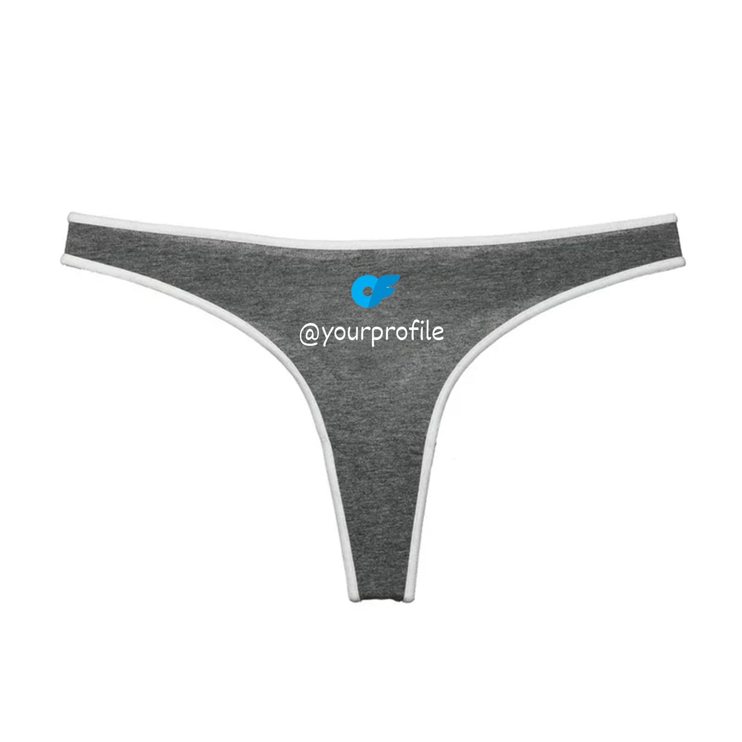 Onlyfans Custom Thong | Customized Only Fans Panties for adult content creators, Personalized marketing idea, Onlyfans Promo Underwear