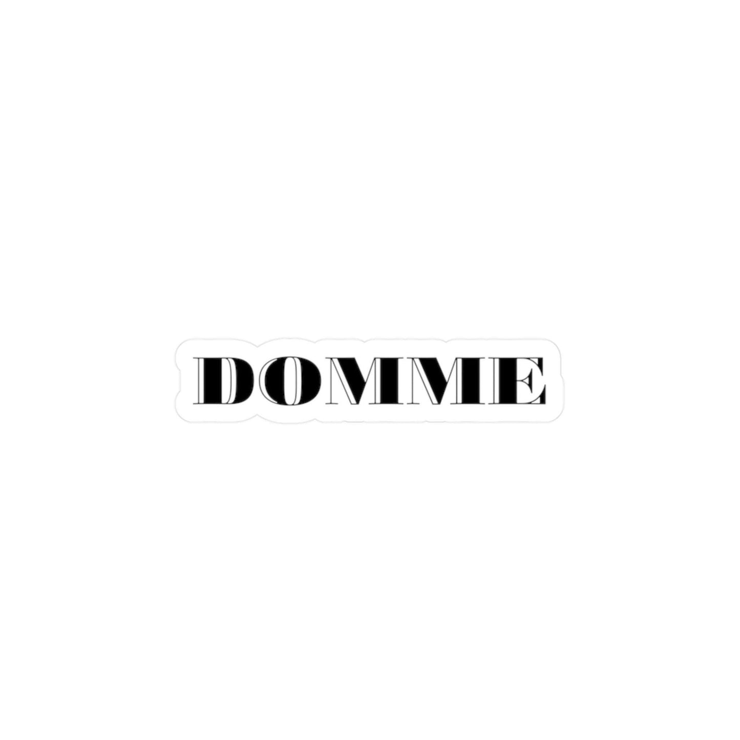 Domme Sticker Lifestyle Art Kiss-Cut Vinyl Sticker Gift for Brats Kink Sticker Submissive Kinky BDSM decal BDSM Dominant adult NSFW Gift