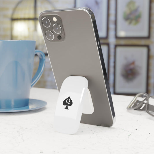 Queen of Spades Phone Grip Holder | QOS Hotwife Kickstand for BBC Lovers, Kinky Lifestyle Pop Handle, Swinger Cuck Gift for Her