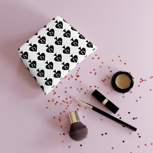 Queen of Spades Cotton Cosmetic Bag | Hotwife BBC Travel Pouch, QOS Makeup Organizer, Swinger Lifestyle Gift for Her, Pineapple Symbol