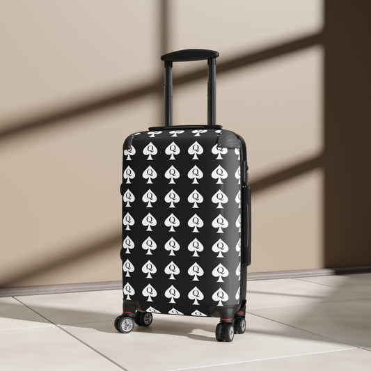 Queen of Spades Spinner Suitcase | QOS Lifestyle Luggage, Hotwife Travel, Kinky Swingercruise  Luggage, BBC Pineapple Vacation Bag BDSM Gift