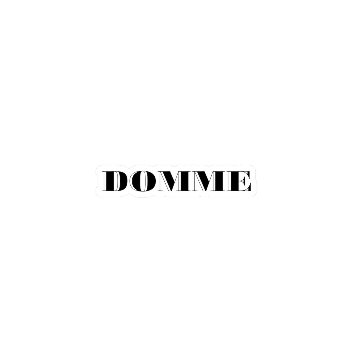 Domme Sticker Lifestyle Art Kiss-Cut Vinyl Sticker Gift for Brats Kink Sticker Submissive Kinky BDSM decal BDSM Dominant adult NSFW Gift