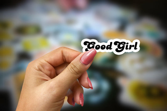 Good Girl Sticker, Daddys good girl, DDLG BDSM Gift for Brats Kink Lifestyle Art Kinky decal Submissive Kiss-Cut Vinyl adult NSFW Gift
