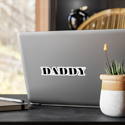 Daddy Dom Sticker, DDLG Kinky BDSM decal Gift for Brats Kink Sticker Kiss-Cut Vinyl Lifestyle Art Submissive adult NSFW Gift daddy girl